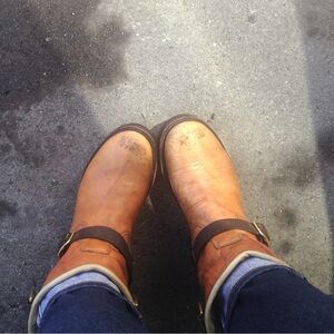 Santa Rosa vintage style reworked engineer boots by Zip Stevenson